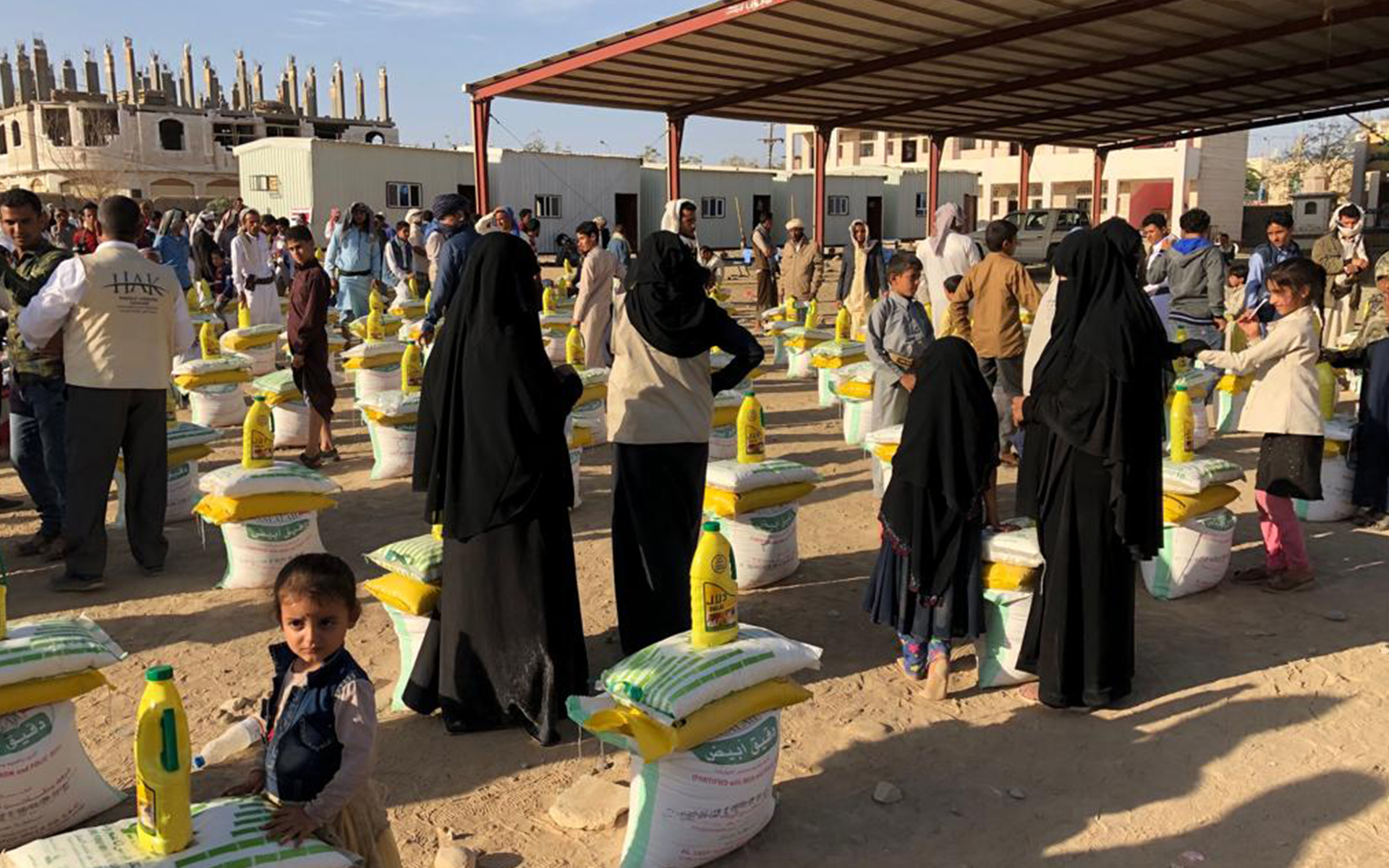 Yemen Marib İlinde 670 Erzak Sepeti Dağıtıldı.